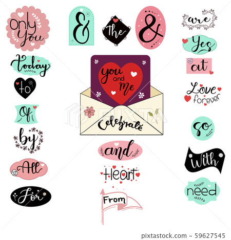 valentines day card, stamp, heart love 59627545