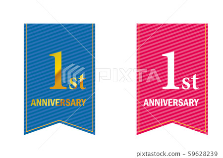 以月桂樹，月桂花環和花環橫幅為主題的周年紀念標誌 59628239