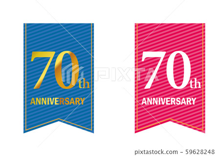 以月桂樹，月桂花環和花環橫幅為主題的周年紀念標誌 59628248