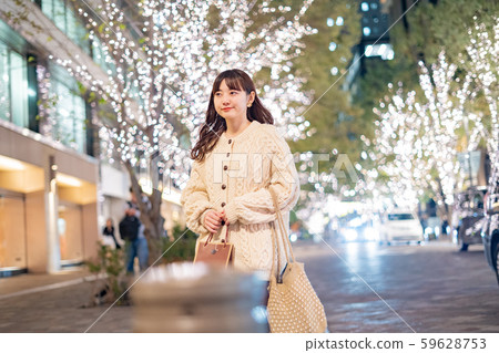 等待約會的女人 59628753