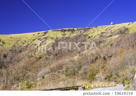 (Nagano) Venus line running on the Kuramayama plateau 59629159