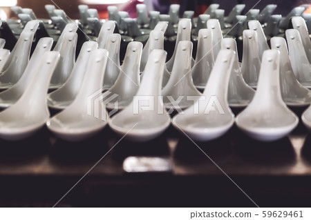 Abstract background of sparkling white spoon 59629461