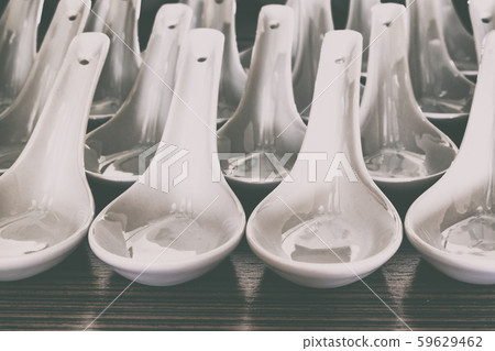 Abstract background of sparkling white spoon 59629462