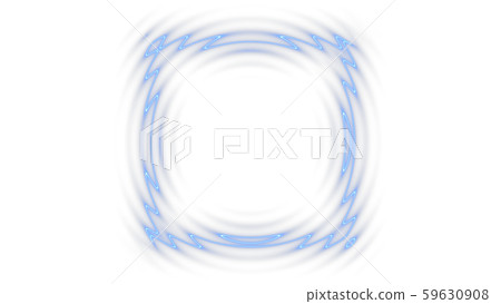 CG laser swaying square frame 59630908