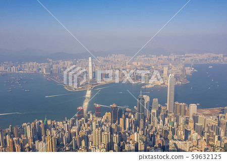 09 Oct 2019 Victoria Peak View of Hong Kong day 09 Oct 2019 Victoria Peak View of Hong Kong day 59632125