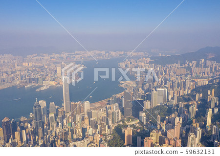 09 Oct 2019 Victoria Harbour, The Peak Hong Kong 09 Oct 2019 Victoria Harbour, The Peak Hong Kong 59632131