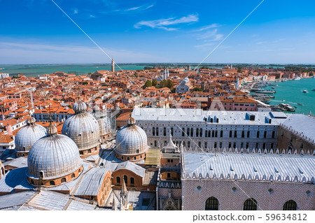 Venice View from Saint Mark's Square and the bell tower 59634812