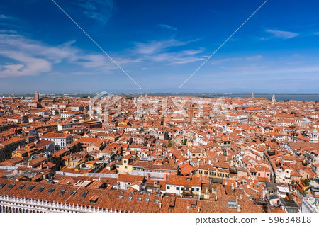 聖馬克廣場和鍾樓的威尼斯景觀 59634818