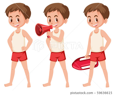 Set of lifeguard figures 59636615