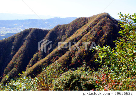 Nekodake的Aso Godake從Todo登山入口爬到Nekodake東峰,大東山脊路線的秋天景色 Nekodake的Aso Godake從Todo登山入口爬到Nekodake東峰,大東山脊路線的秋天景色 59636622