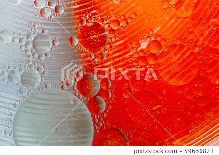 Oil drop on water with colerful to creation design 59636821