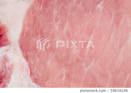 Close up Uncooked fresh pock meat on background. Close up Uncooked fresh pock meat on background. 59638246