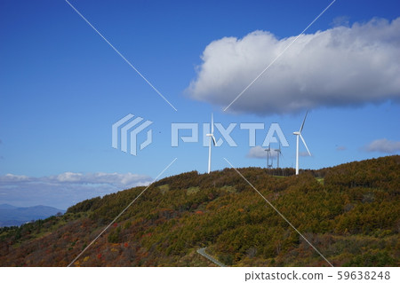 Wind power generation at Mt. Wind power generation at Mt. 59638248