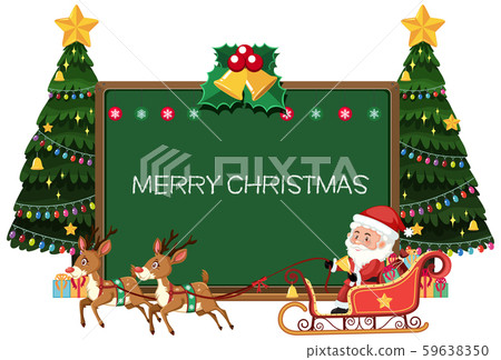 Merry christmas Blackboard card Merry christmas Blackboard card 59638350