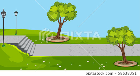 A green garden background A green garden background 59638351