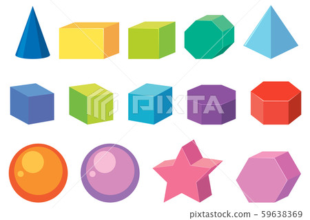 Set of geometry shapes 59638369