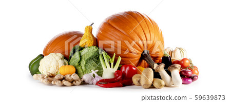 Harvest on white background 59639873