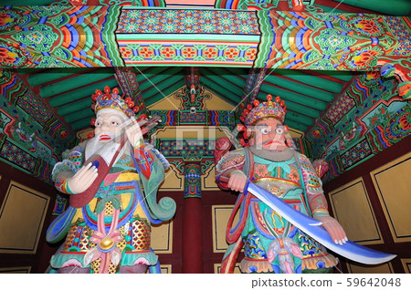 The Great King of Sacheon Wangmun, Weebongsa, Wanju-gun, Jeollabuk-do, Korea 59642048