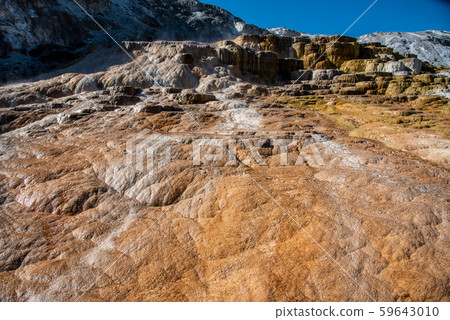 Minerva Terraces with its travertine deposits 59643010
