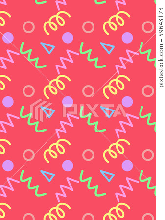 Fancy retro 80s pattern background Fancy retro 80s pattern background 59643173
