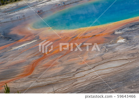Grand Prismatic Spring in Yellowstone National Grand Prismatic Spring in Yellowstone National 59643466