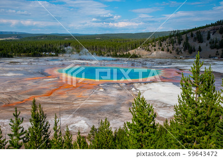 Grand Prismatic Spring in Yellowstone National 59643472