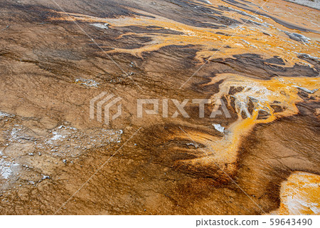 Geothermal feature at old faithful area at 59643490