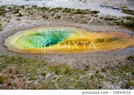Geothermal feature at old faithful area at 59644016