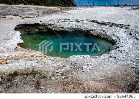 Geothermal feature at west thumb at Yellowstone 59644065