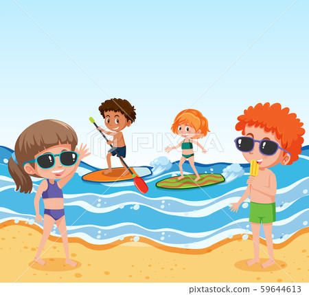 People on the beach People on the beach 59644613