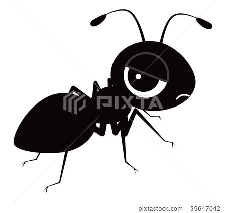 Ant character vector illustration 59647042