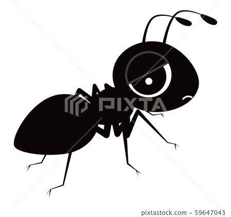Ant character vector illustration 59647043