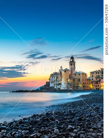 Sunset on the sea, Camogli, Liguria, Italy Sunset on the sea, Camogli, Liguria, Italy 59647269