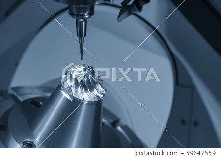 The 5-axis CNC milling machine . The 5-axis CNC milling machine . 59647559