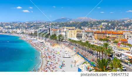 Promenade des Anglais in Nice (Nizza), France 59647752