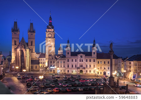 Hradec Kralove, Czechia. View of Market square 59648883
