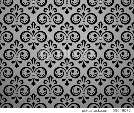 Wallpaper in the style of Baroque. Seamless vector Wallpaper in the style of Baroque. Seamless vector 59649072