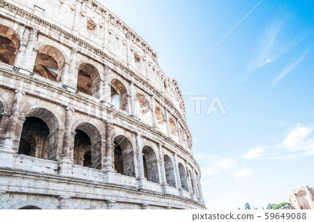Exterior view of the Colosseum in Rome Exterior view of the Colosseum in Rome 59649088