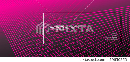Wave lines with blend effect on fluid gradient, abstract background colorful liquid poster. Vector 59650253