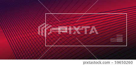 Wave lines with blend effect on fluid gradient, abstract background colorful liquid poster. Vector 59650260