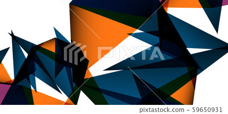 Flyer on white backdrop. Simple design background. Retro style background 59650931