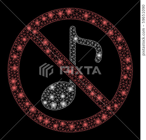 Flare Mesh Carcass No Music Note with Flare Spots Flare Mesh Carcass No Music Note with Flare Spots 59651090