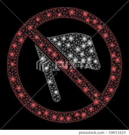 Flare Mesh Wire Frame No Flags with Flare Spots - Stock Illustration ...