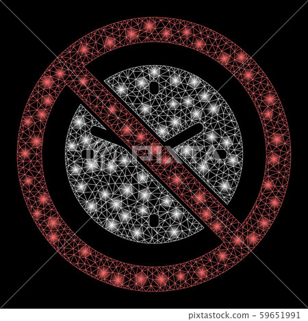 Flare Mesh 2D No Clock with Flare Spots 59651991