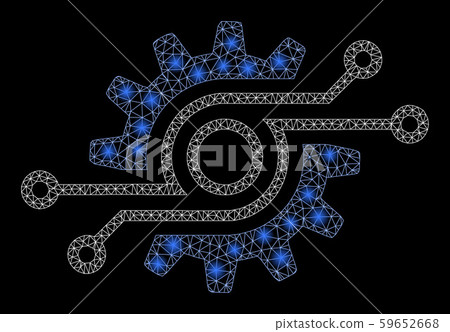 Flare Mesh 2D Electronic Gear with Flare Spots 59652668