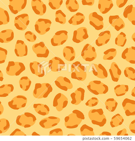 Leopard seamless pattern background. Animal retro design clothing print. Vector illustration Leopard seamless pattern background. Animal retro design clothing print. Vector illustration 59654062