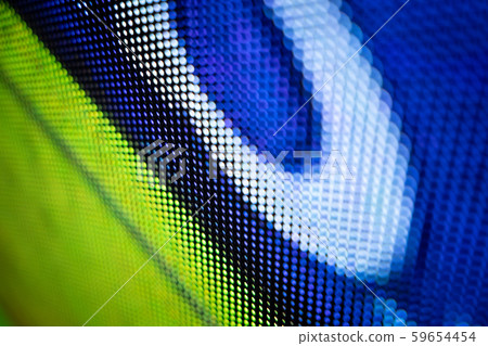 CloseUp LED blurred screen. LED soft focus 59654454