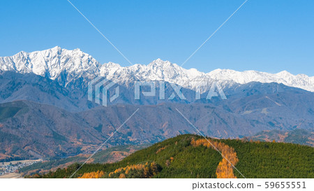 從高k山大町市眺望的鹿島霞總岳,五棱岳,卡拉瑪都岳,白馬霞總岳(左起) 從高k山大町市眺望的鹿島霞總岳,五棱岳,卡拉瑪都岳,白馬霞總岳(左起) 59655551