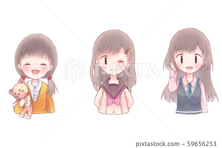 女孩成長過程 女孩成長過程 59656253