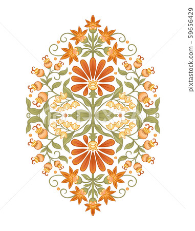 Tradition mughal motif, fantasy flowers Tradition mughal motif, fantasy flowers 59656429